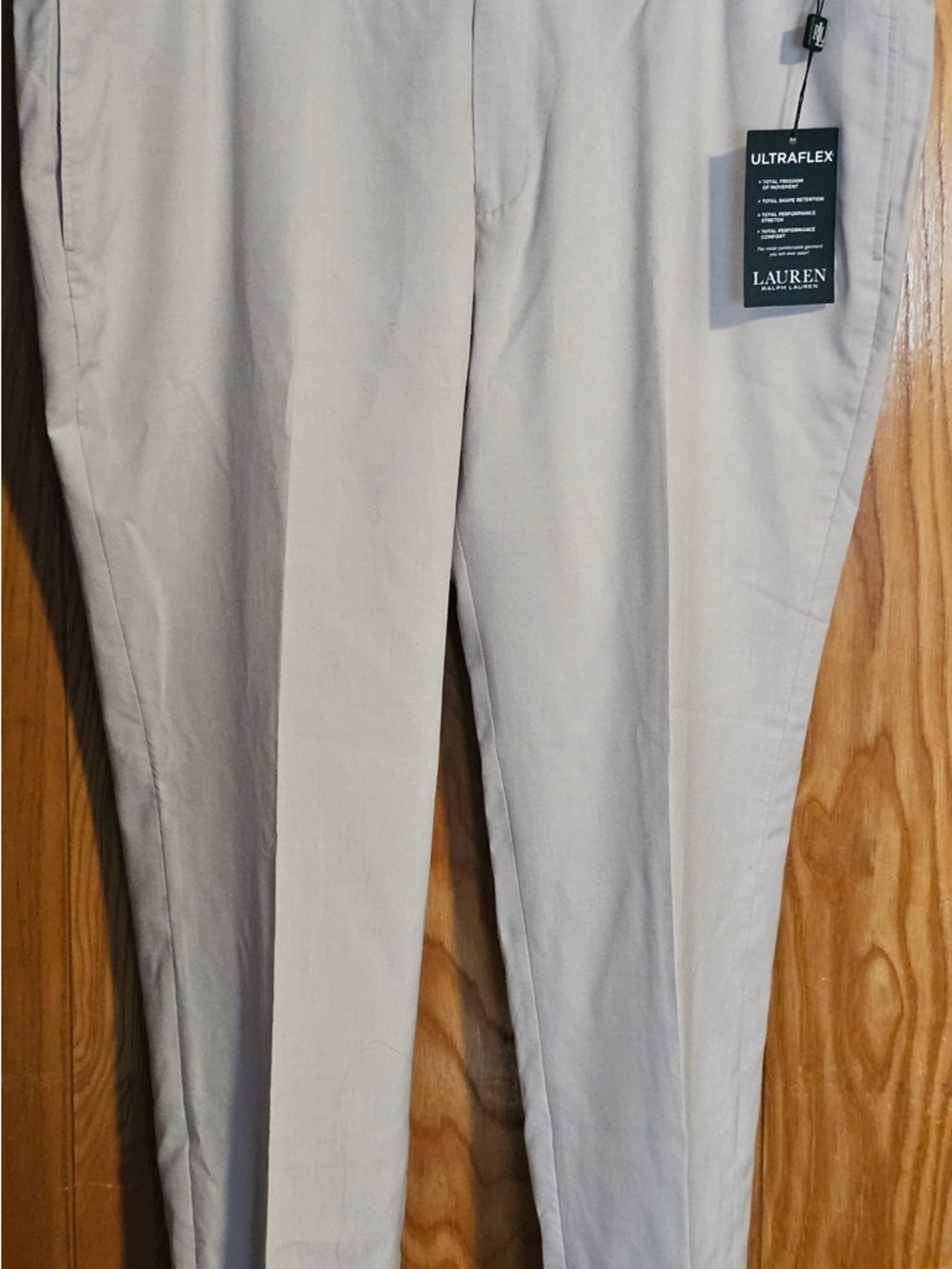 Lauren Ralph Lauren Men’s Cream Ultraflex Dress Pants 42x30